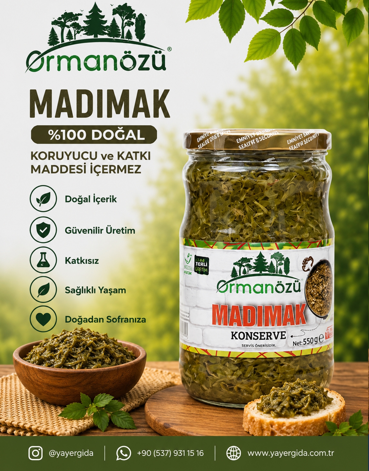 Yaymer Gıda | Doğal Marmelat, Sirke ve Katkısız Ürünler