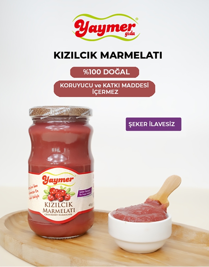 Kızılcık Marmelatı Diyet - 400 gr
