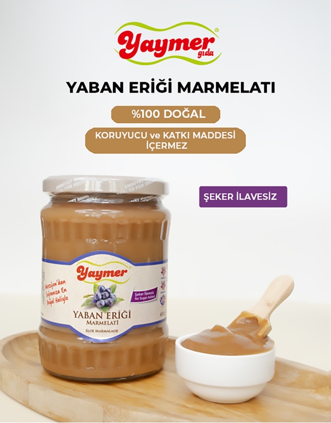 Yaban Eriği Marmelatı Diyet - 600 gr