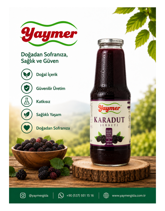 Karadut Şerbeti - 1000 ml