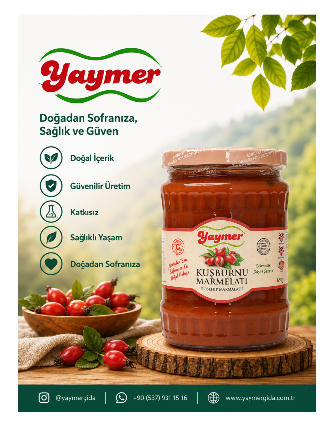Kuşburnu Marmelatı 650 gr