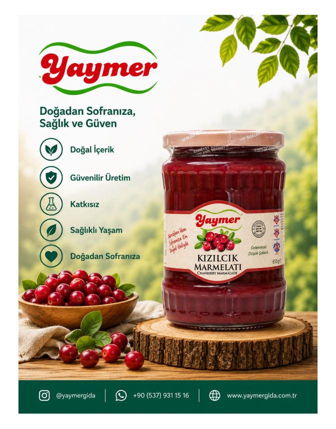 Kızılcık Marmelatı - 650 gr