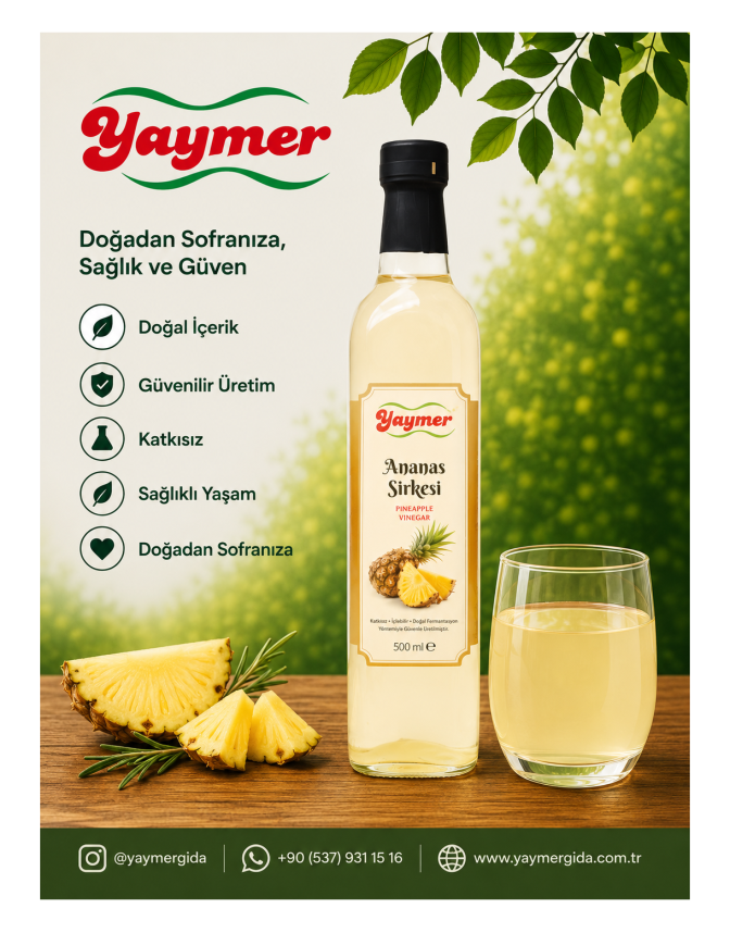 Ananas Sirkesi - 500 ml