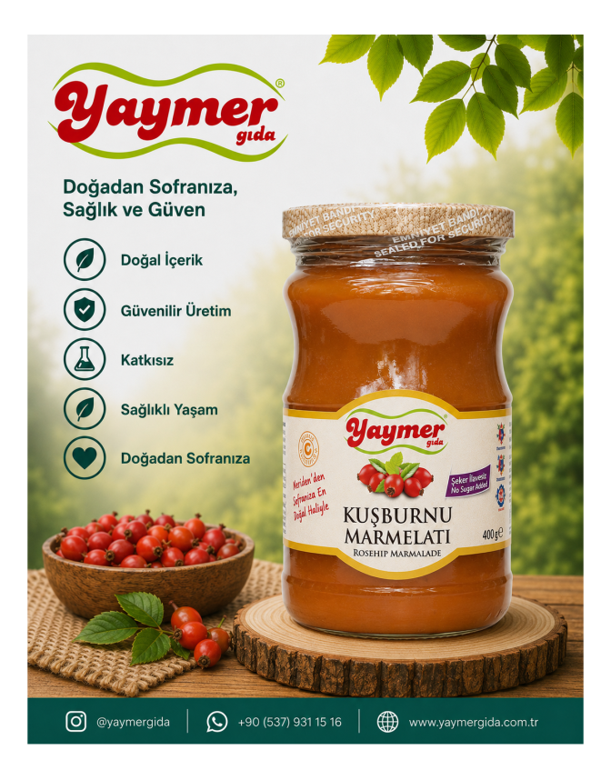 Kuşburnu Marmelatı Diyet - 400 gr